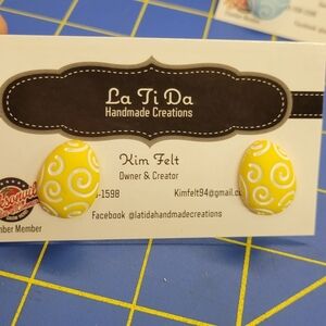 Easter Egg Stud Earrings